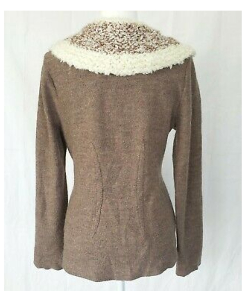 Anthropologie Rosie Neira Bourgogne Wool Jacket - Picture 9 of 9